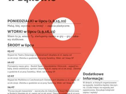 Wakacje w świetlicy w Bąkowie